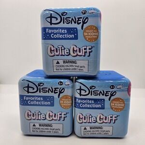 Lot of 3 Disney‎ Cutie Cuff Favorites Collection — Sealed / Brand New